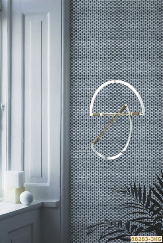 Giấy dán tường 88283-3 với tông màu xanh và họa tiết hình vuông nhỏ